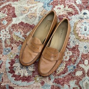 Cole Haan Women's Brown Leather Loafers